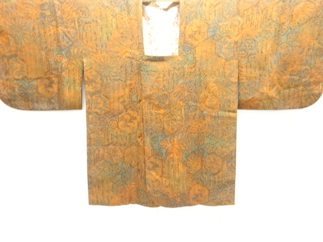 亀甲に花模様道行コート